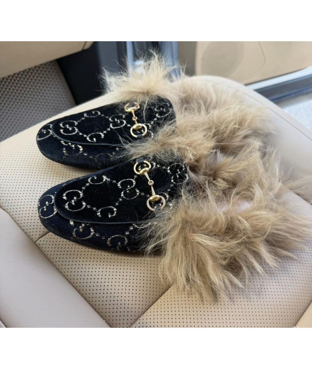 GUCCI Черные лоферы, фото 2