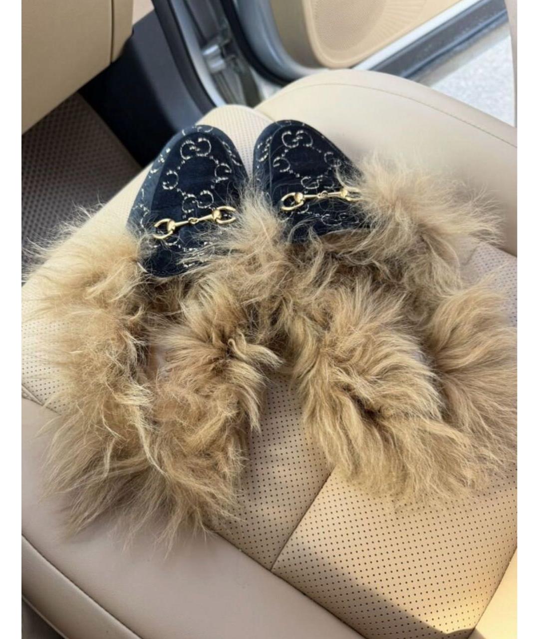 GUCCI Черные лоферы, фото 3