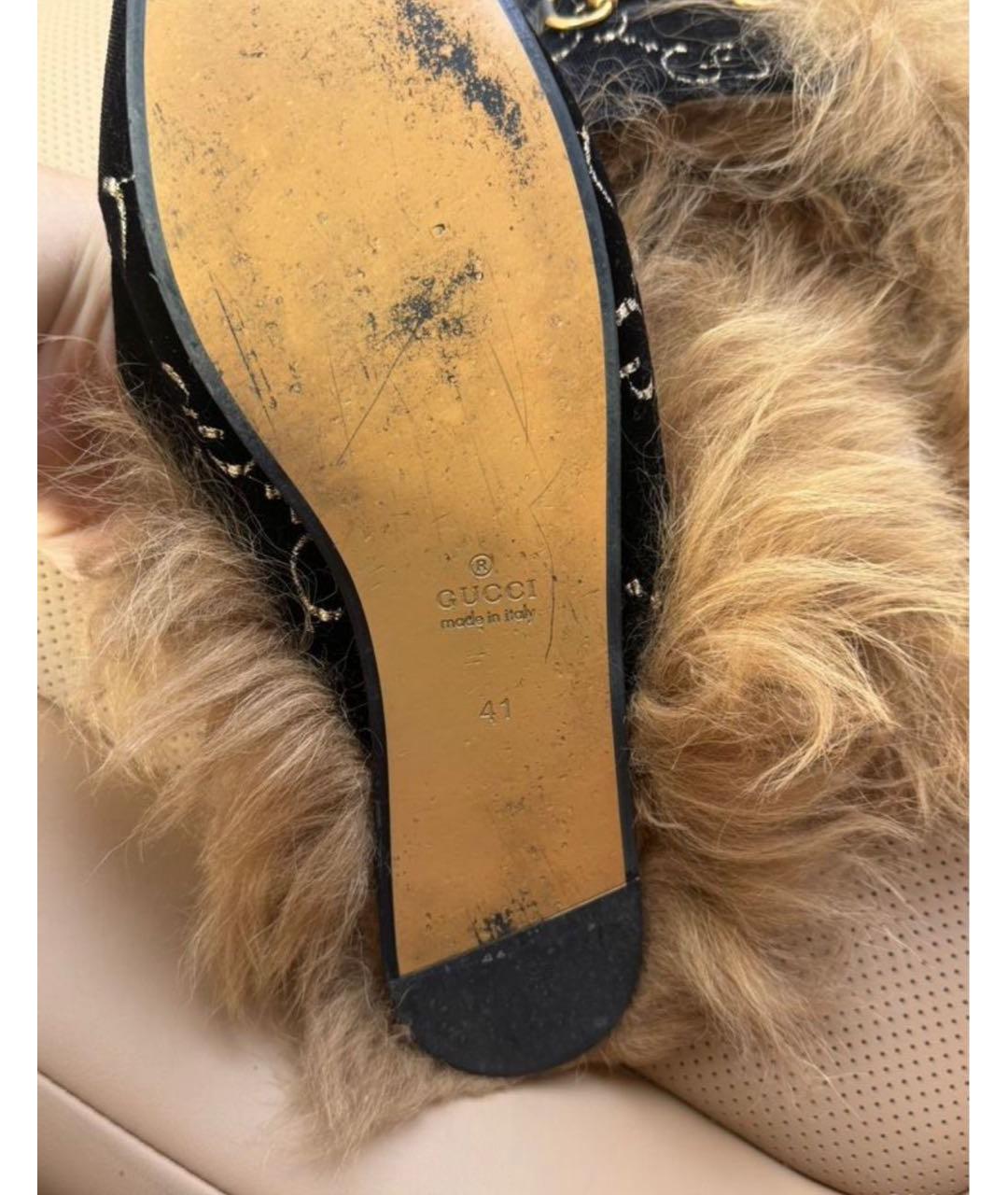 GUCCI Черные лоферы, фото 5