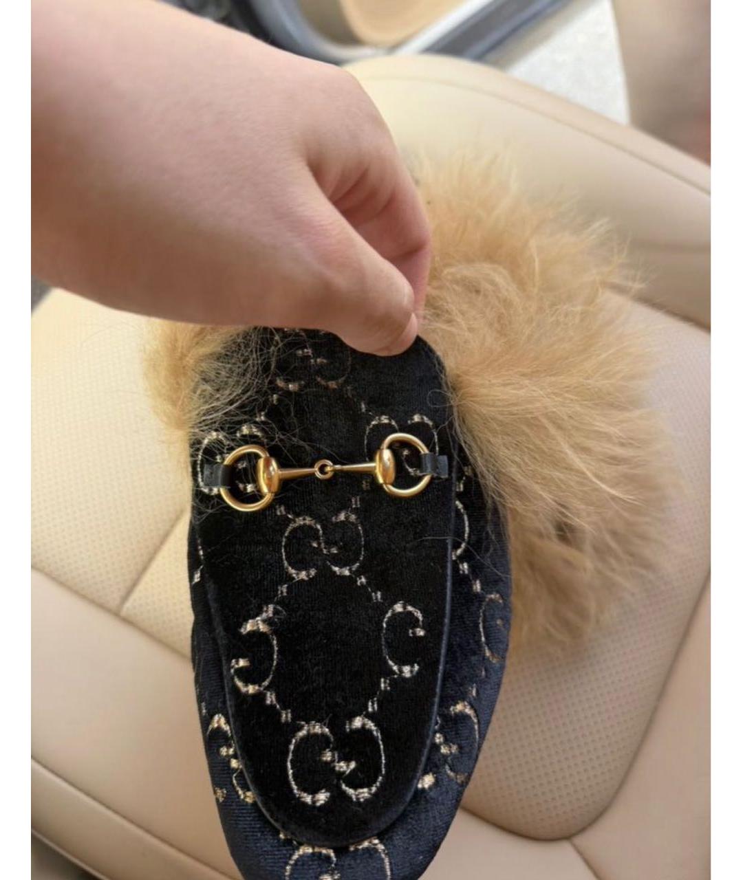 GUCCI Черные лоферы, фото 4