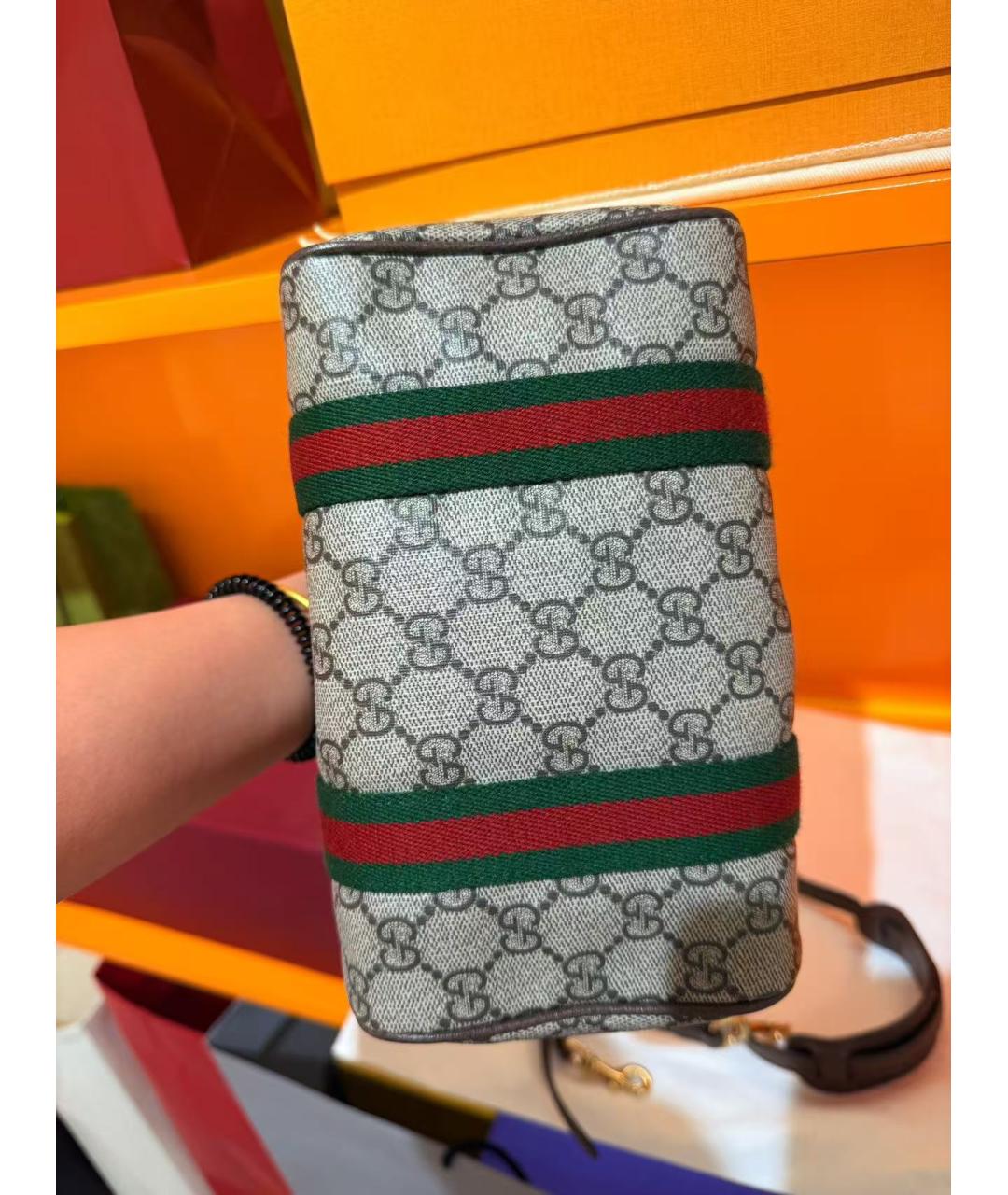 GUCCI Коричневая сумка через плечо, фото 4