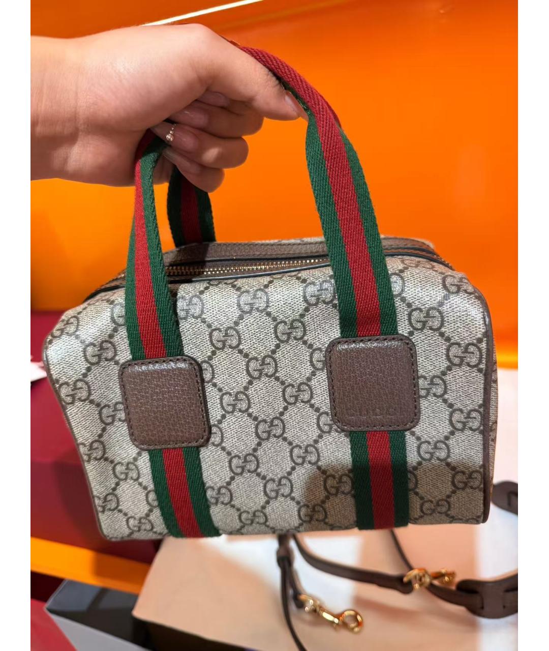 GUCCI Коричневая сумка через плечо, фото 3