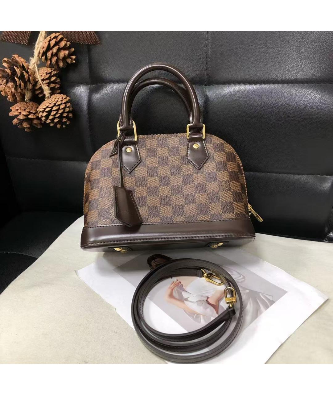 LOUIS VUITTON Коричневая сумка через плечо, фото 2