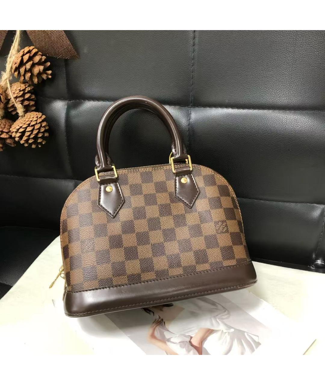 LOUIS VUITTON Коричневая сумка через плечо, фото 3