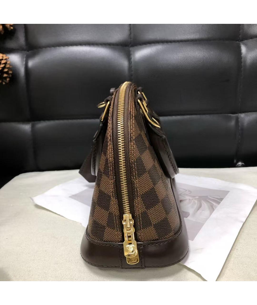 LOUIS VUITTON Коричневая сумка через плечо, фото 4