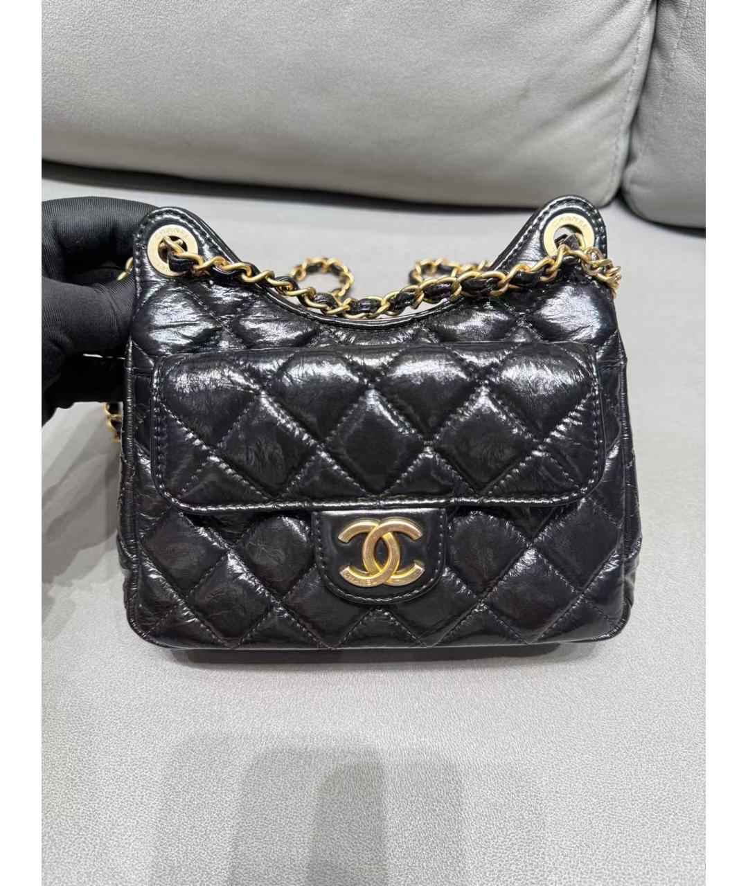 CHANEL Черная сумка через плечо, фото 3