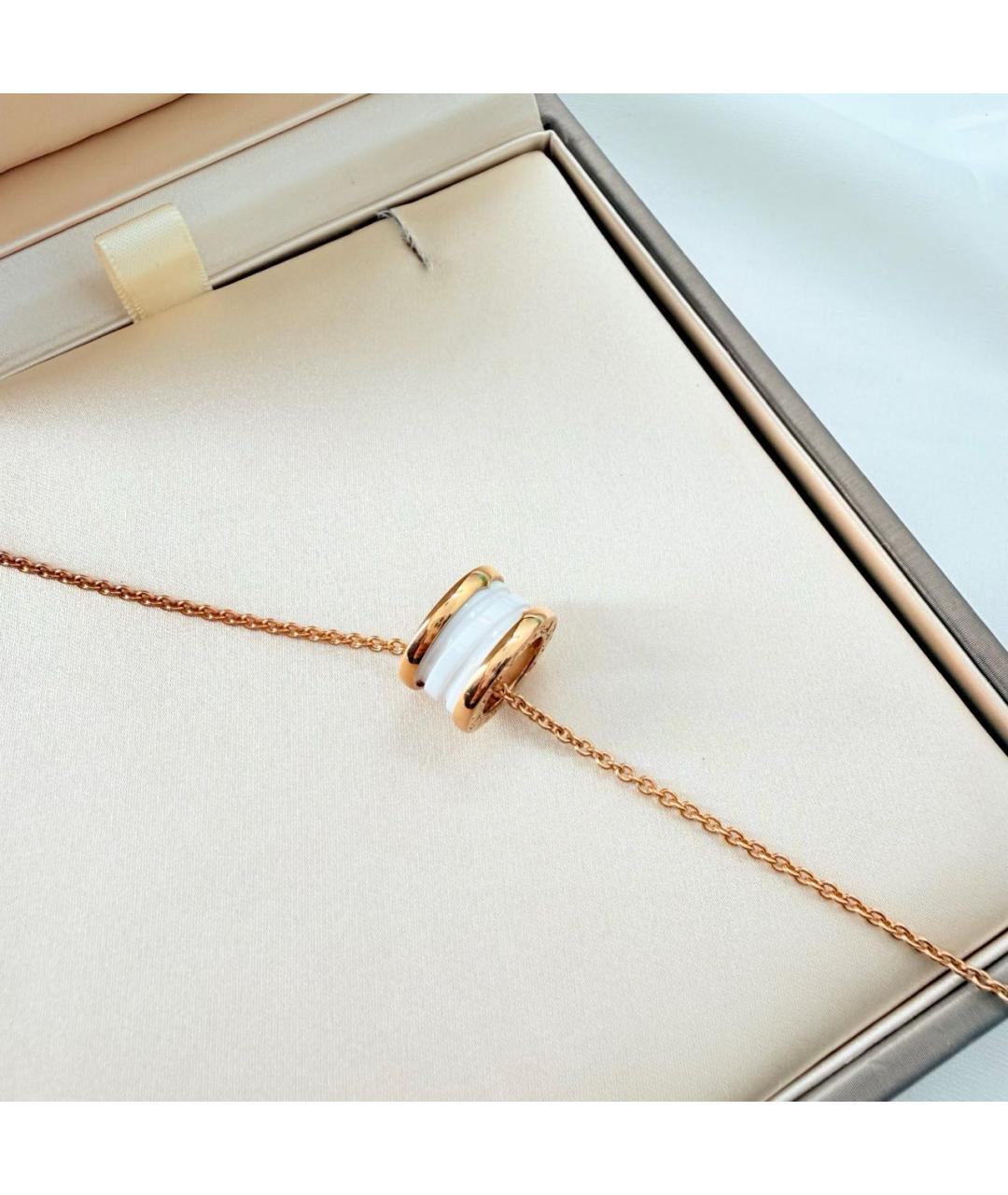 BVLGARI Золотая подвеска из розового золота, фото 4