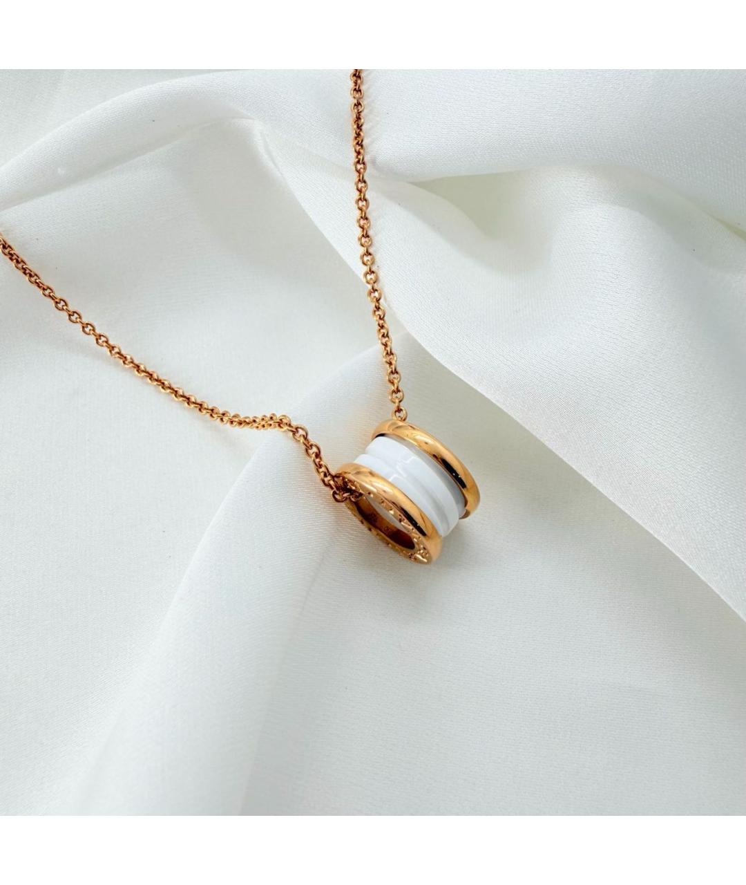 BVLGARI Золотая подвеска из розового золота, фото 5