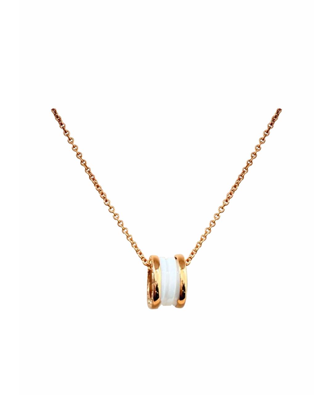 BVLGARI Золотая подвеска из розового золота, фото 1