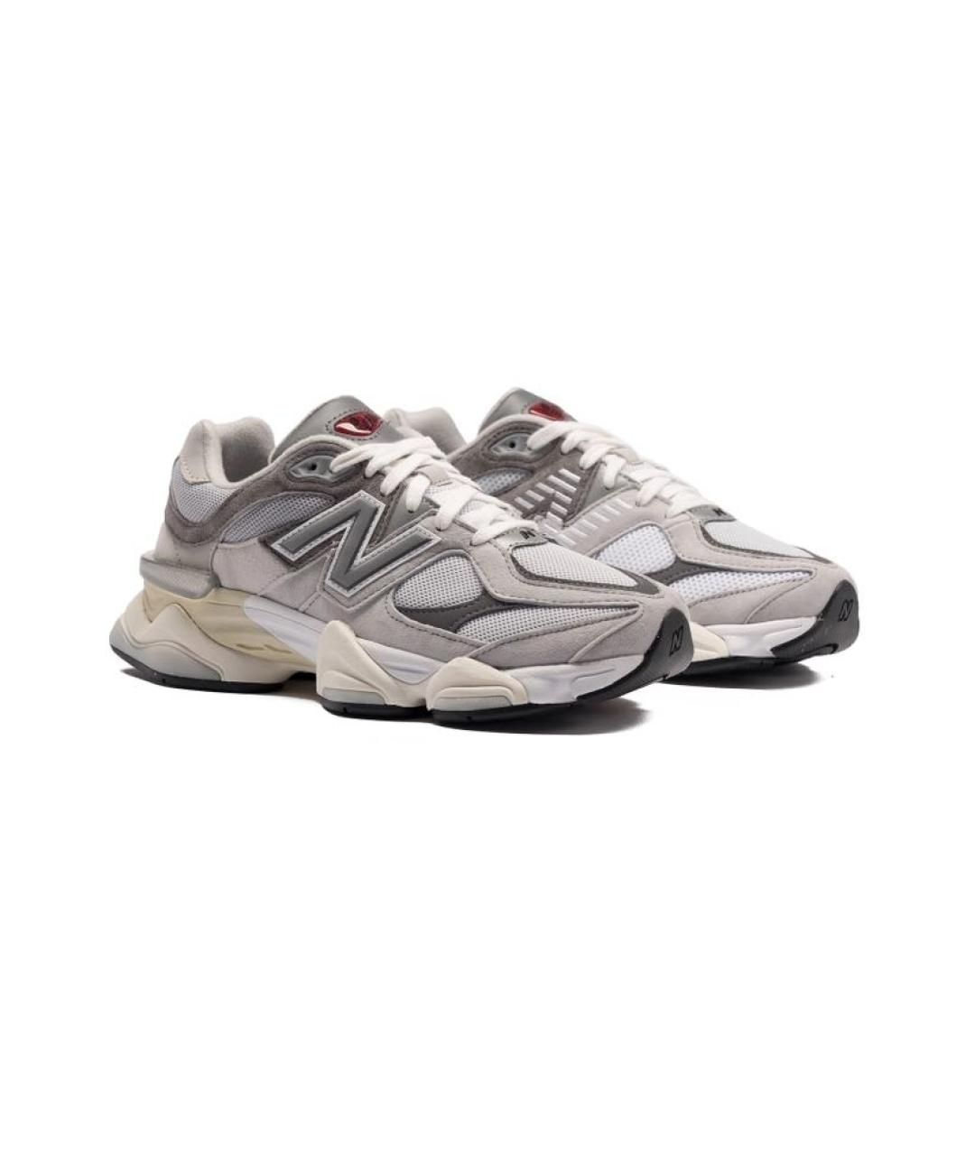 NEW BALANCE Серые замшевые кроссовки, фото 2