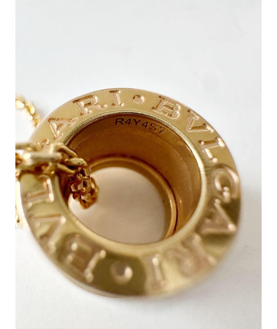 BVLGARI Золотая подвеска из розового золота, фото 4