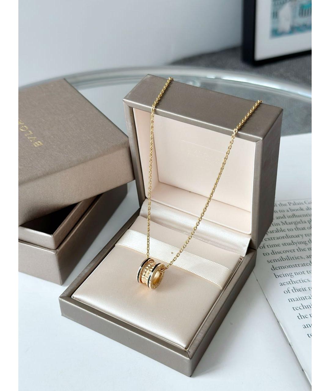 BVLGARI Золотая подвеска из розового золота, фото 5
