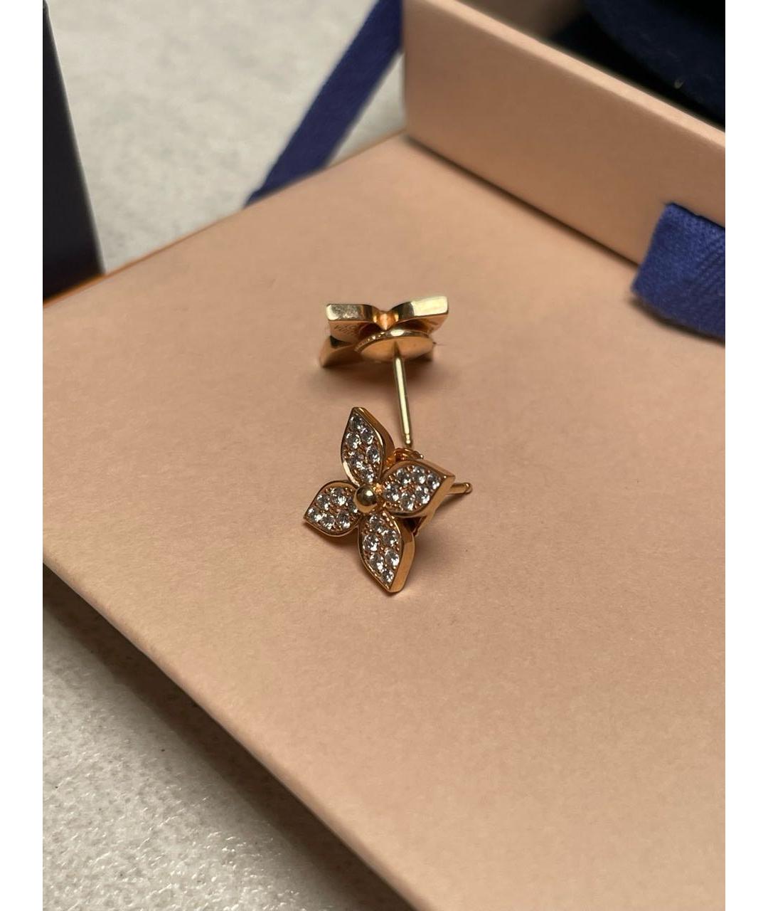 LOUIS VUITTON Золотые серьги из розового золота, фото 3