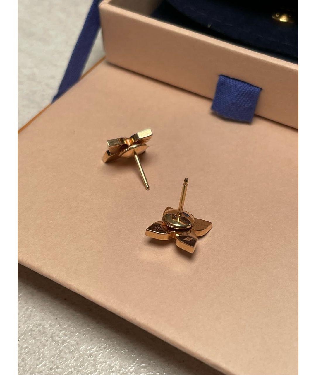 LOUIS VUITTON Золотые серьги из розового золота, фото 4