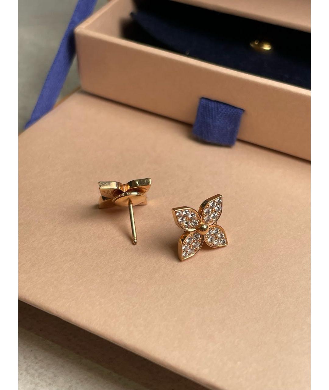 LOUIS VUITTON Золотые серьги из розового золота, фото 5