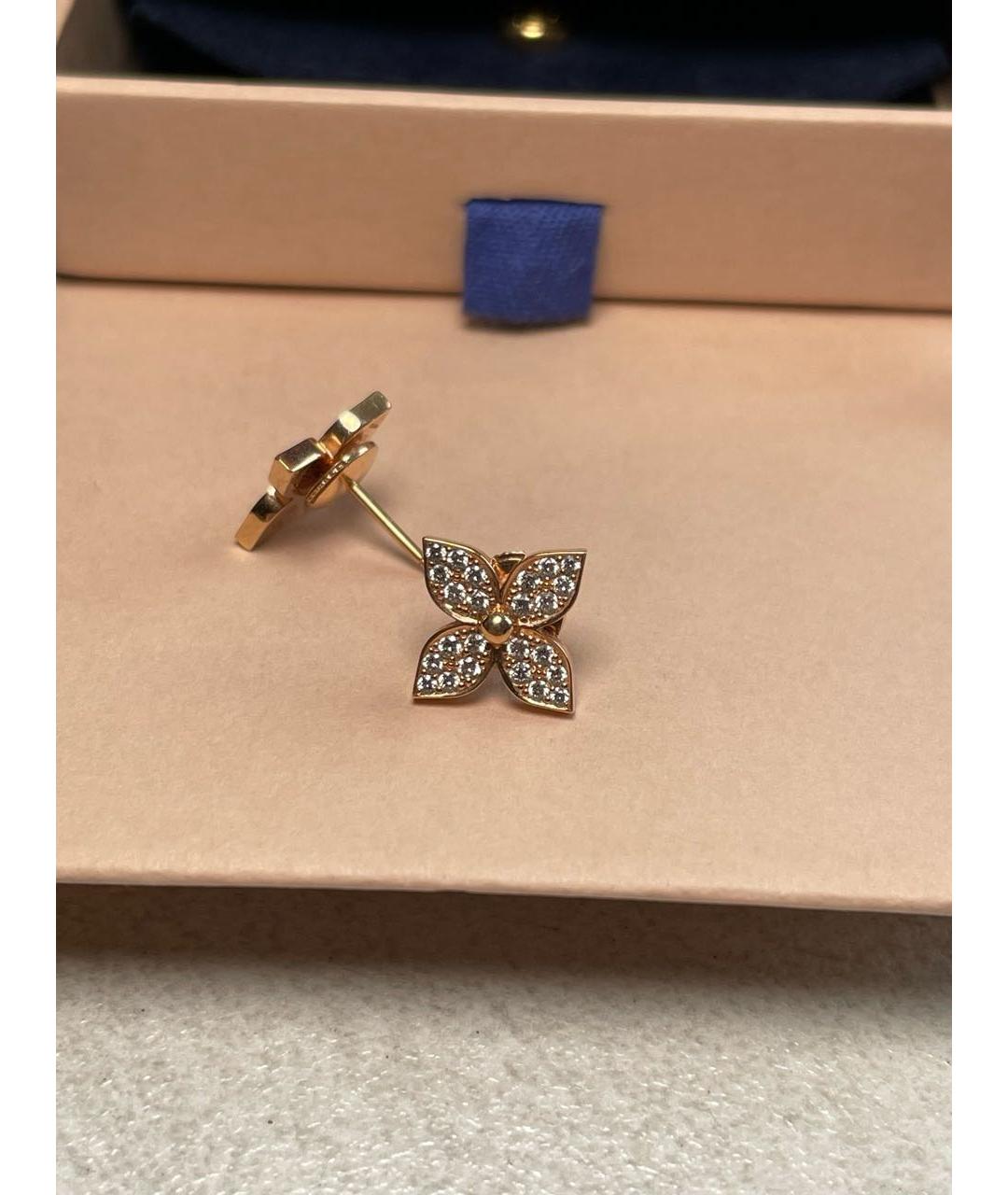 LOUIS VUITTON Золотые серьги из розового золота, фото 2