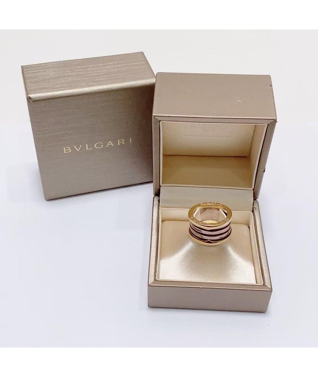 BVLGARI Коричневое кольцо из розового золота, фото 3