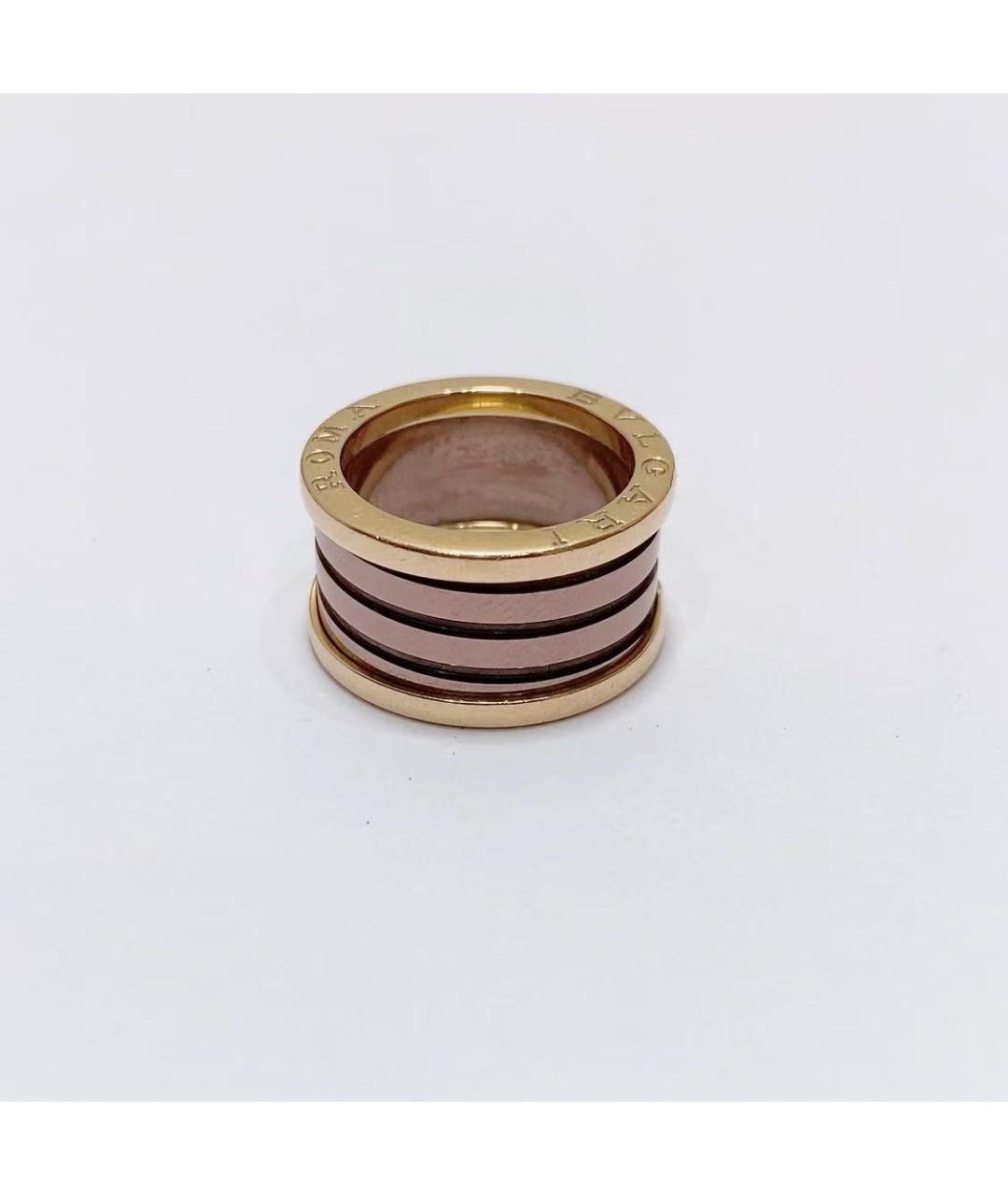 BVLGARI Коричневое кольцо из розового золота, фото 2