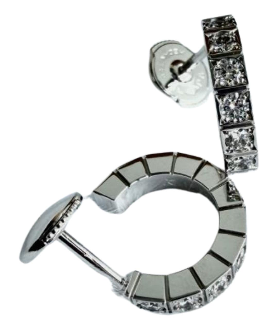 CARTIER Серебряные серьги из белого золота, фото 1