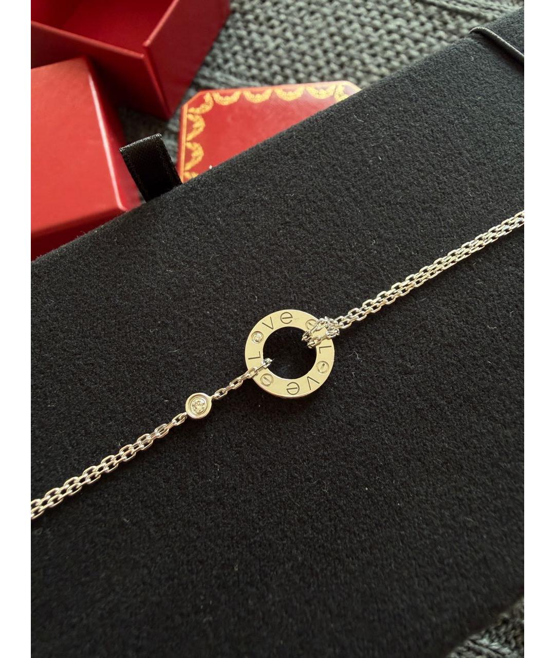 CARTIER Серебряный браслет из белого золота, фото 3