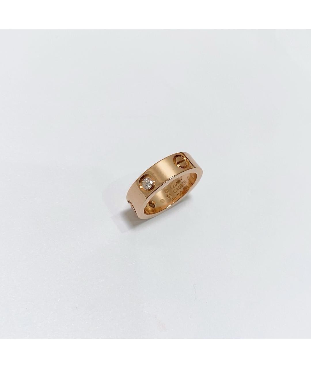 CARTIER Золотое кольцо из розового золота, фото 5