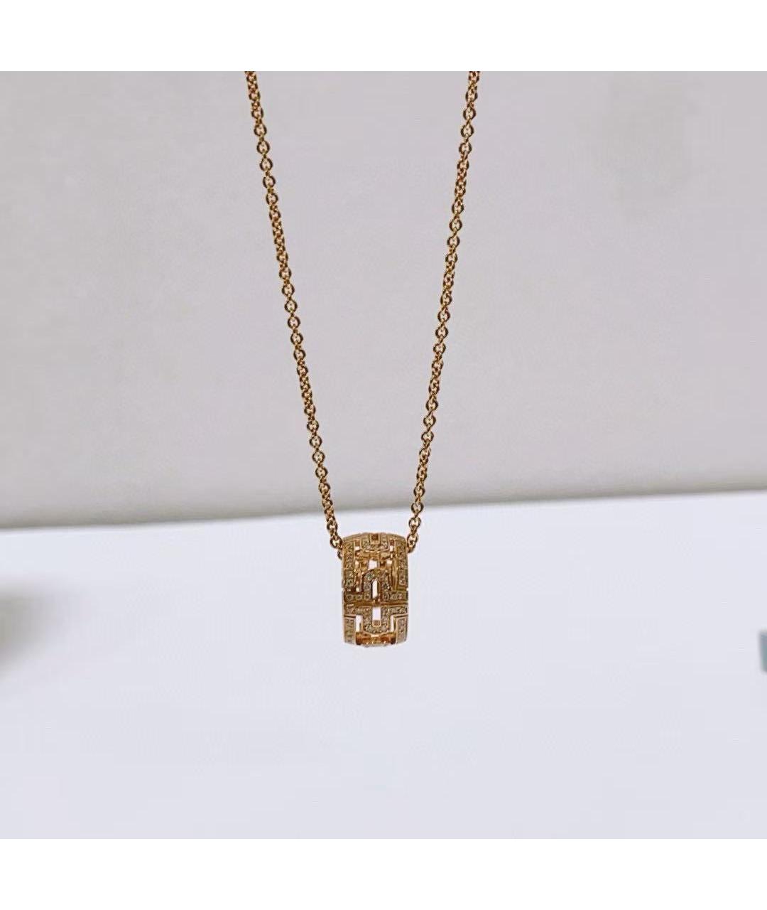 BVLGARI Золотая подвеска из розового золота, фото 2