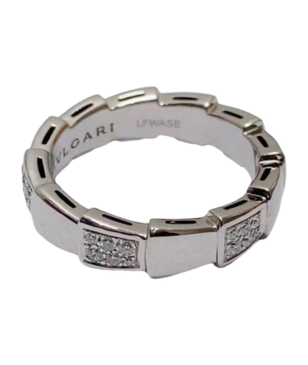 BVLGARI Серебряное кольцо из белого золота, фото 1