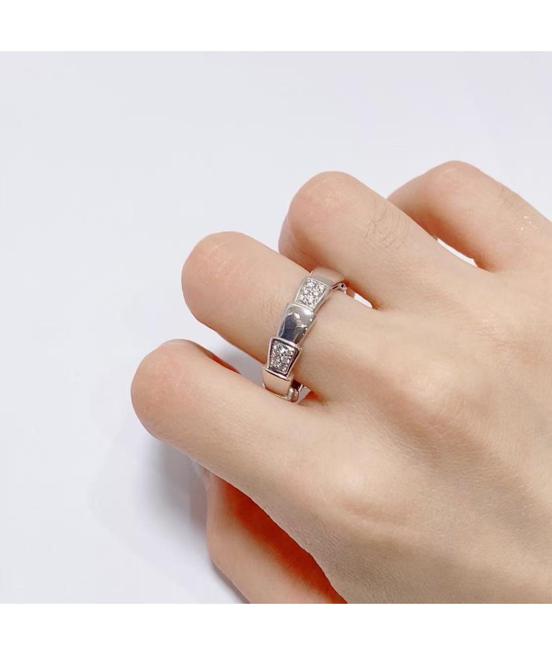 BVLGARI Серебряное кольцо из белого золота, фото 5