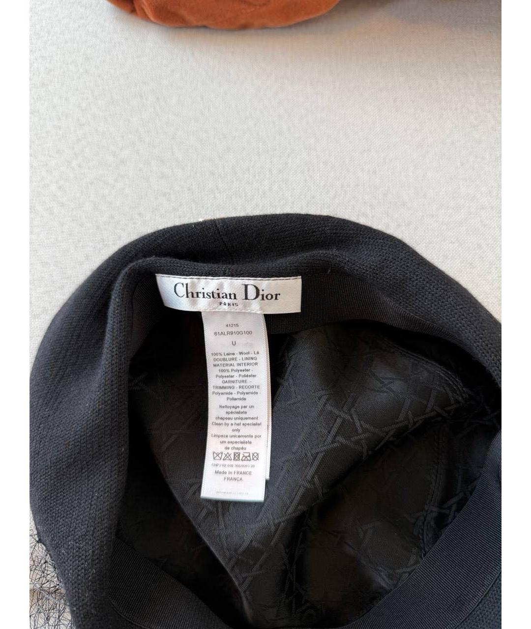 CHRISTIAN DIOR Черная кепка, фото 6