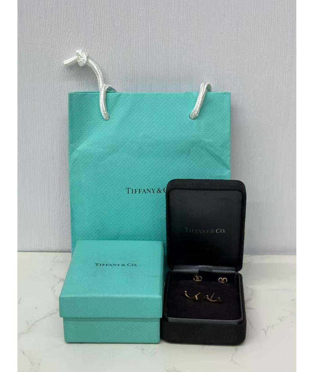 TIFFANY&CO Золотые серьги из розового золота, фото 2