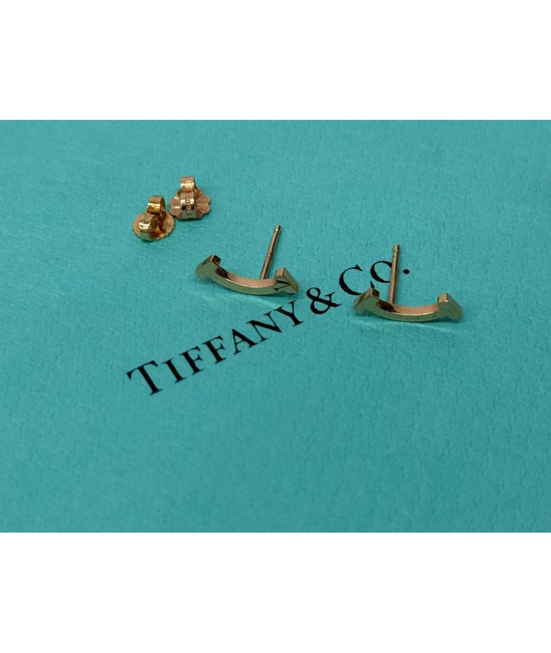 TIFFANY&CO Золотые серьги из розового золота, фото 3