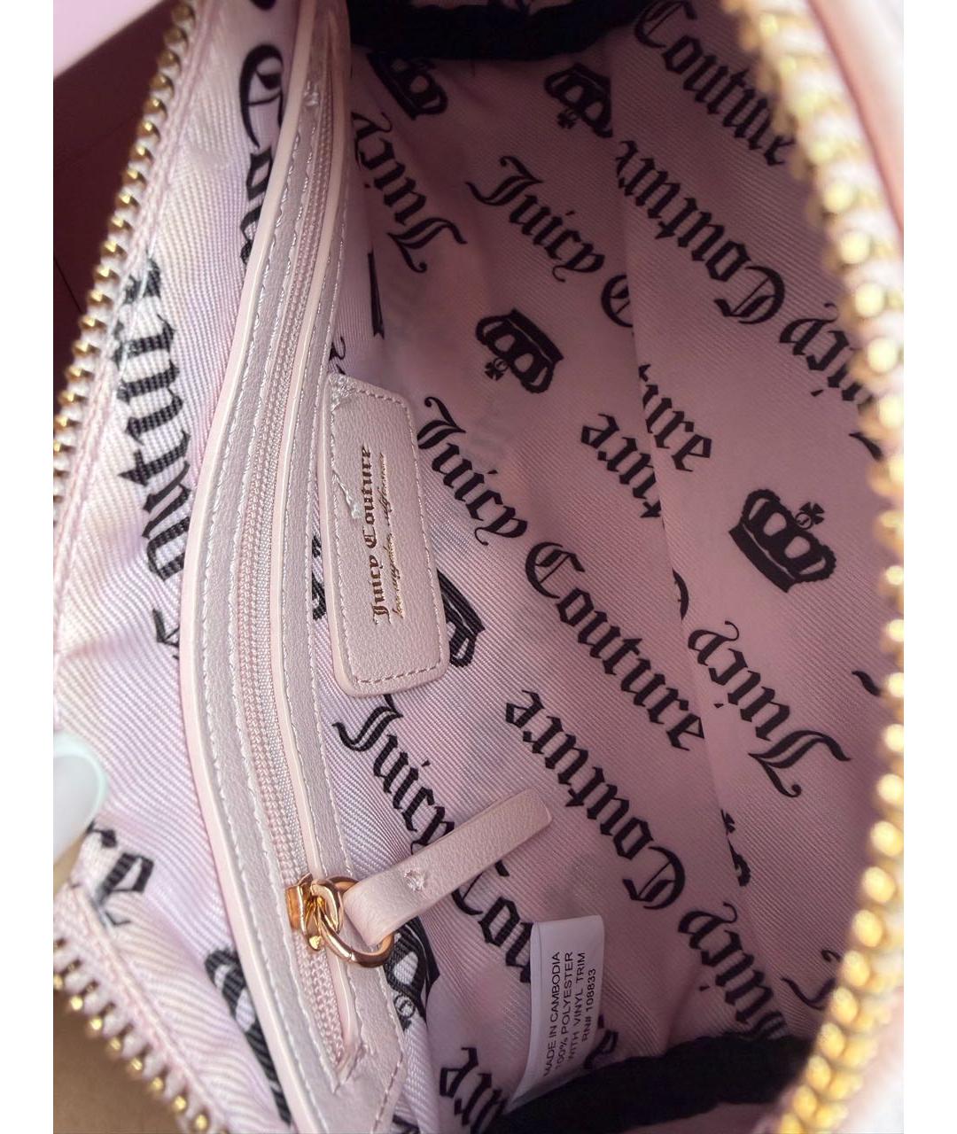 JUICY COUTURE Черная сумка с короткими ручками, фото 4