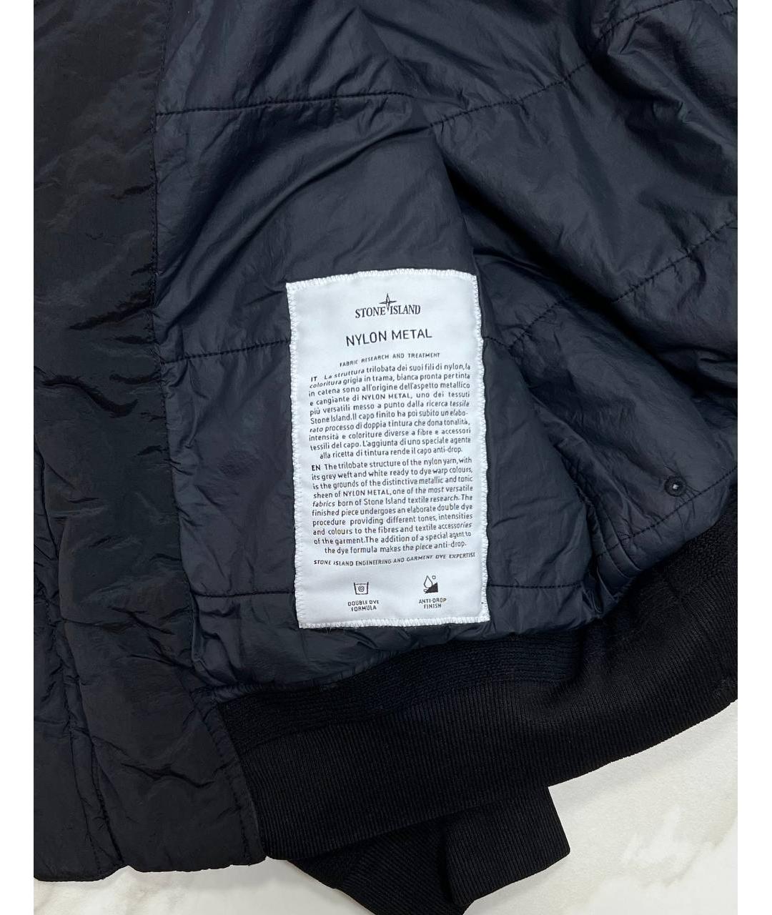 STONE ISLAND Черная куртка, фото 4