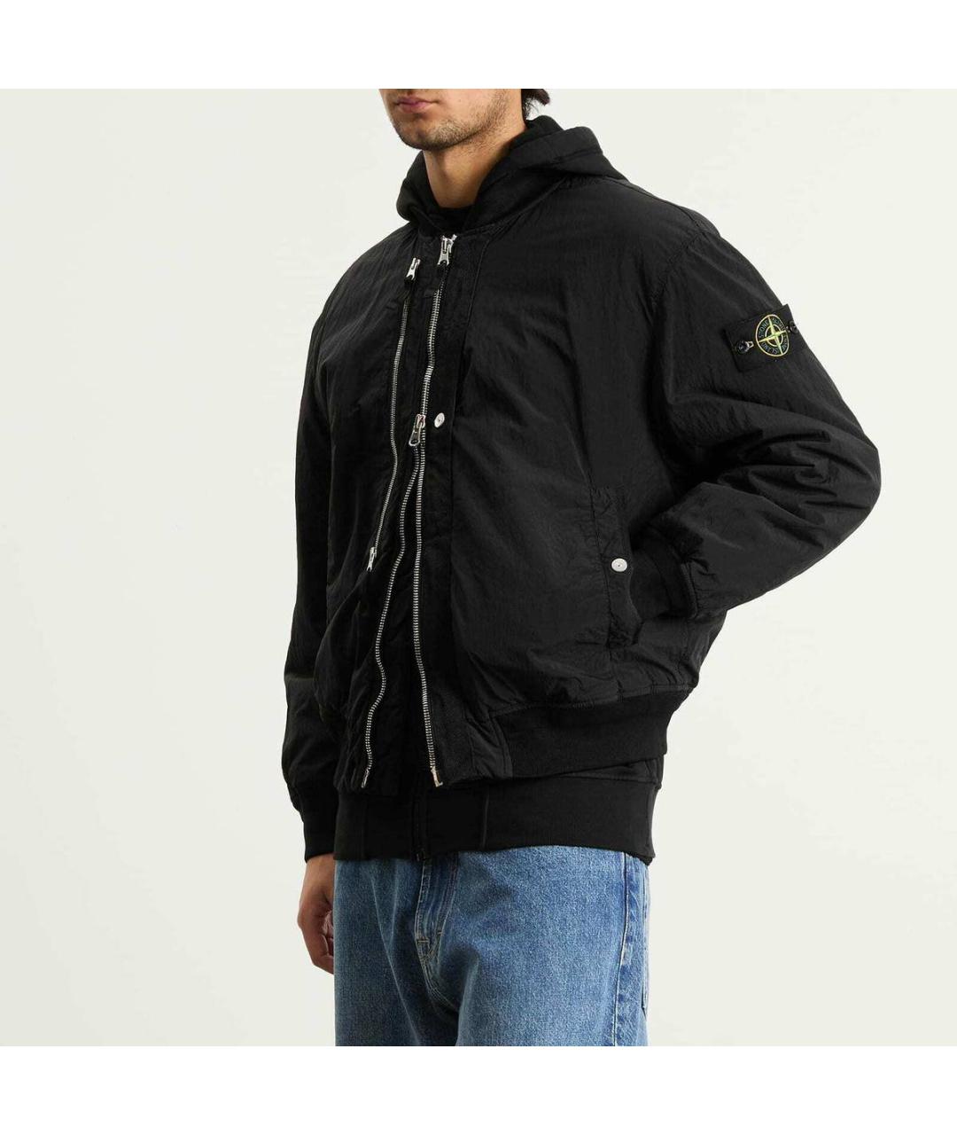 STONE ISLAND Черная куртка, фото 6