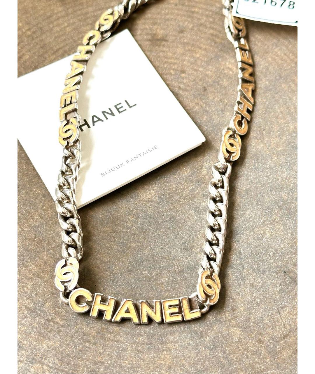 CHANEL Золотое колье, фото 8
