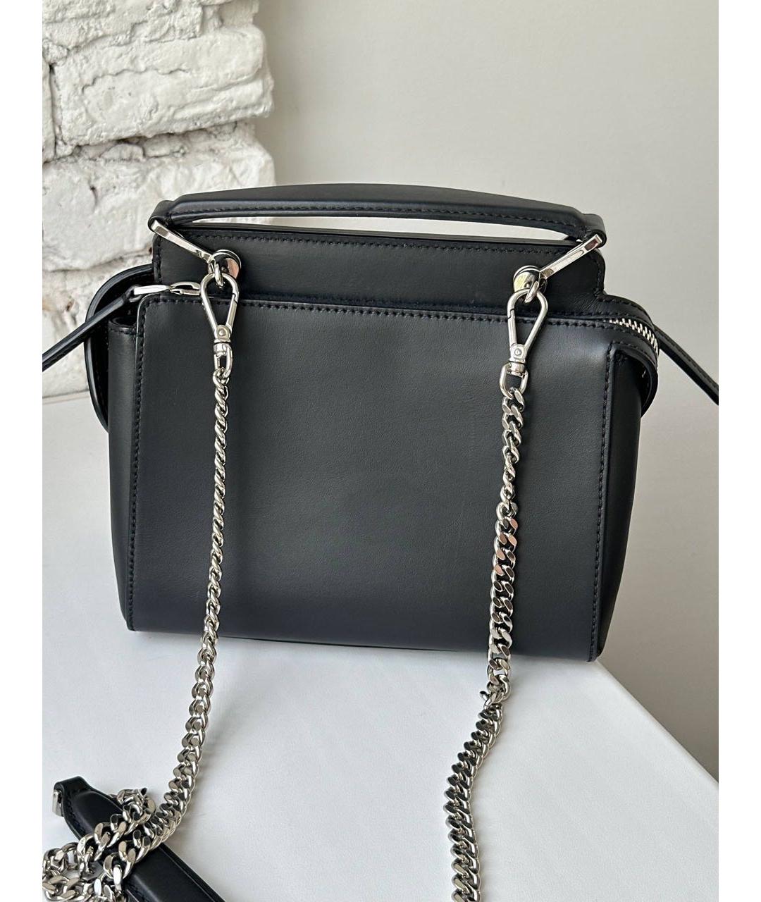 FENDI Черная кожаная сумка через плечо, фото 3