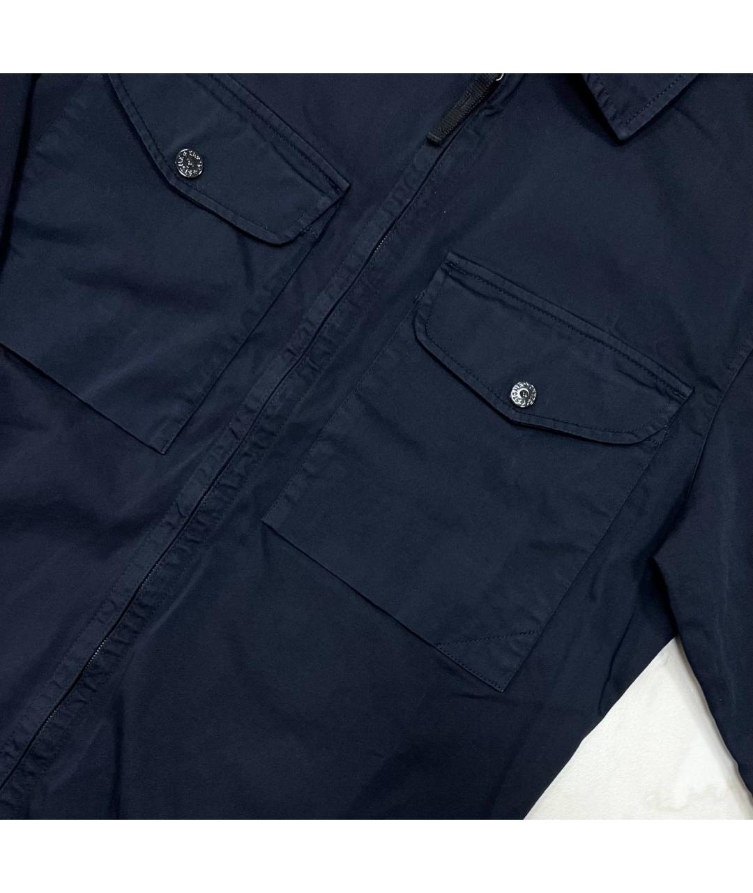 STONE ISLAND Темно-синяя куртка, фото 2