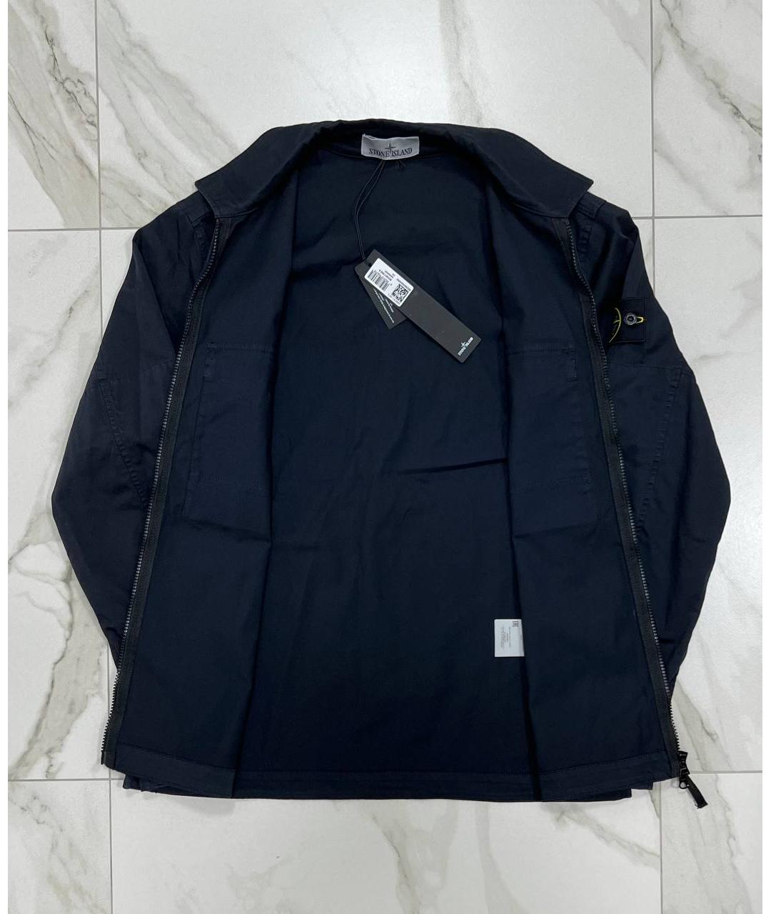 STONE ISLAND Темно-синяя куртка, фото 3