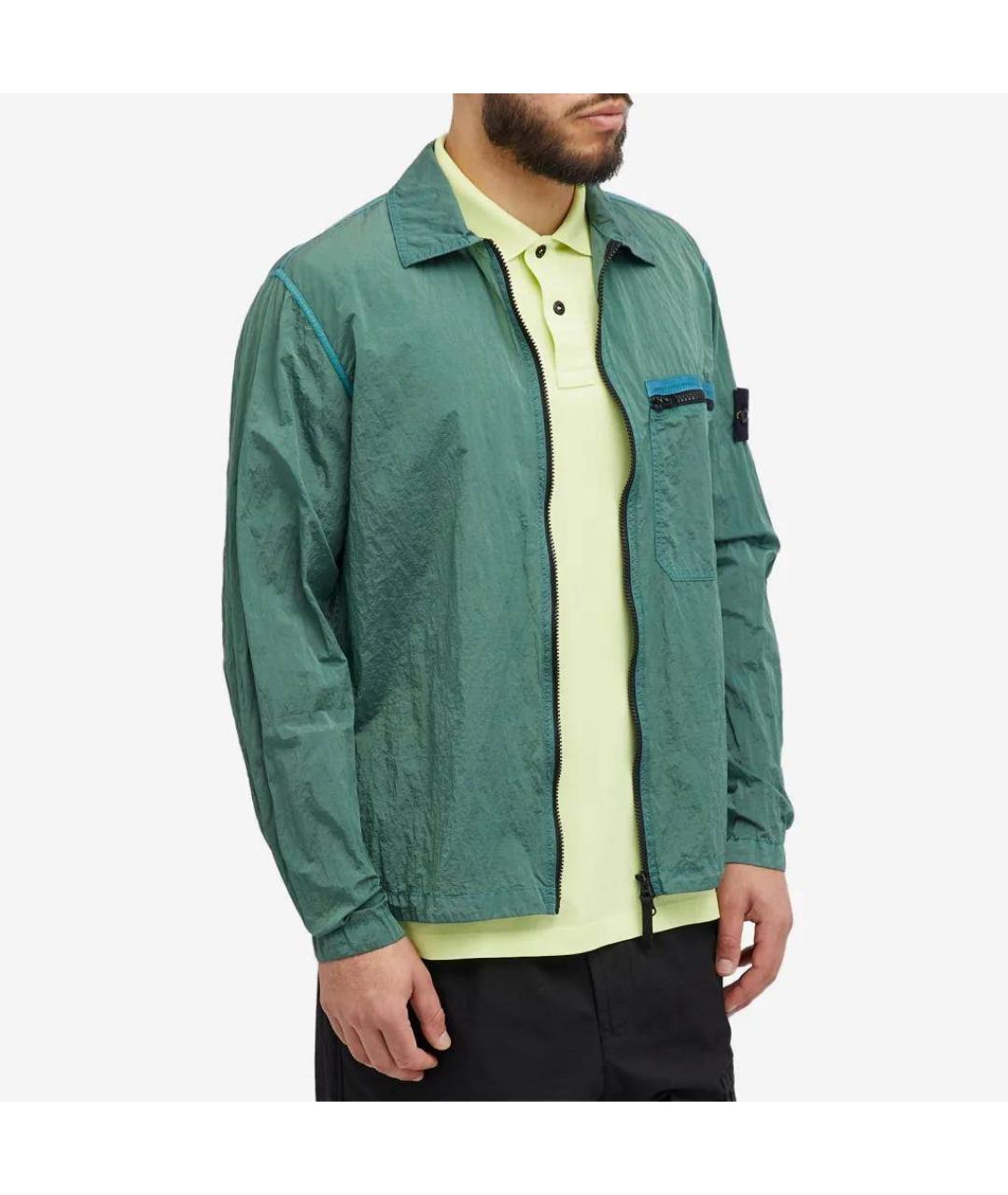 STONE ISLAND Зеленая куртка, фото 6