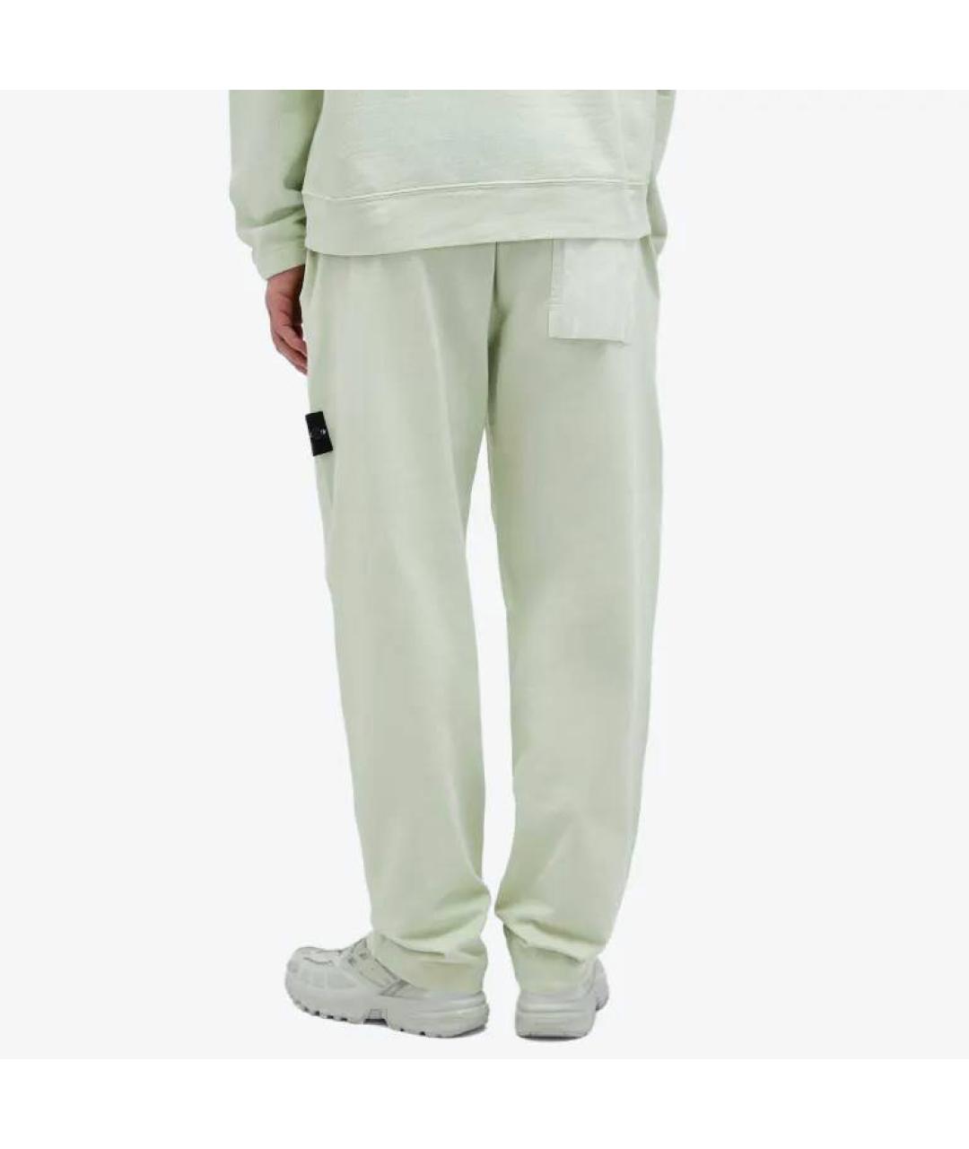 STONE ISLAND Зеленые повседневные брюки, фото 8