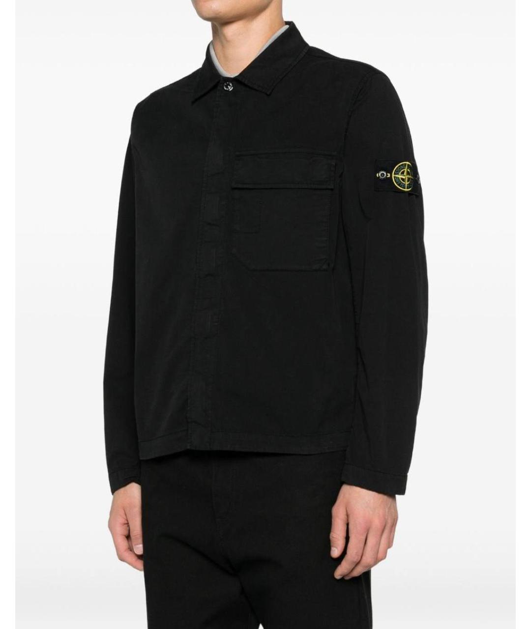 STONE ISLAND Черная куртка, фото 5