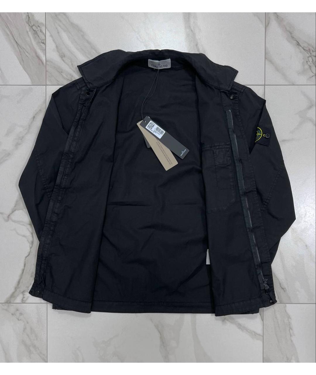 STONE ISLAND Черная куртка, фото 3