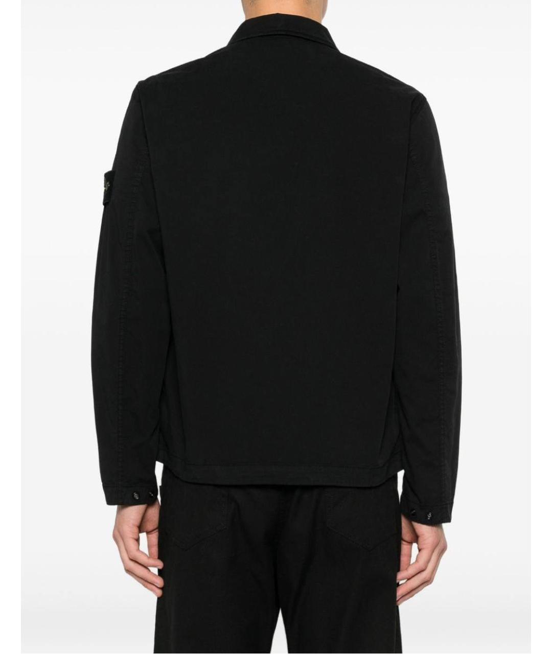 STONE ISLAND Черная куртка, фото 6
