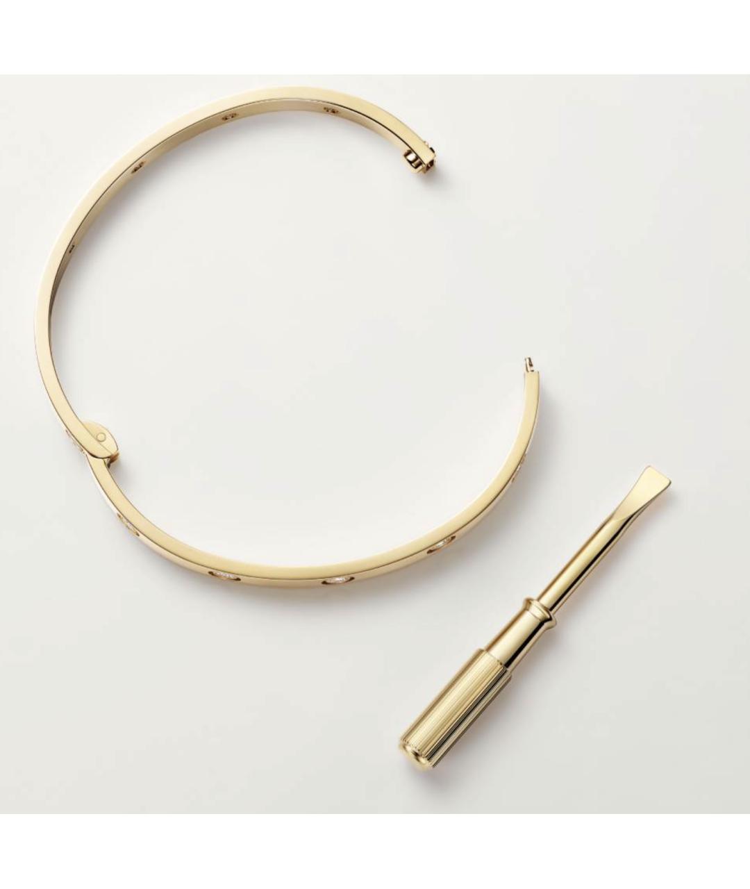 CARTIER Золотой браслет из желтого золота, фото 4