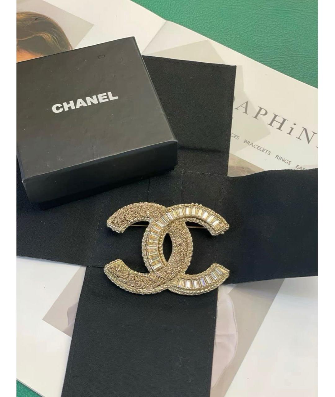 CHANEL Золотая булавка / брошь, фото 2