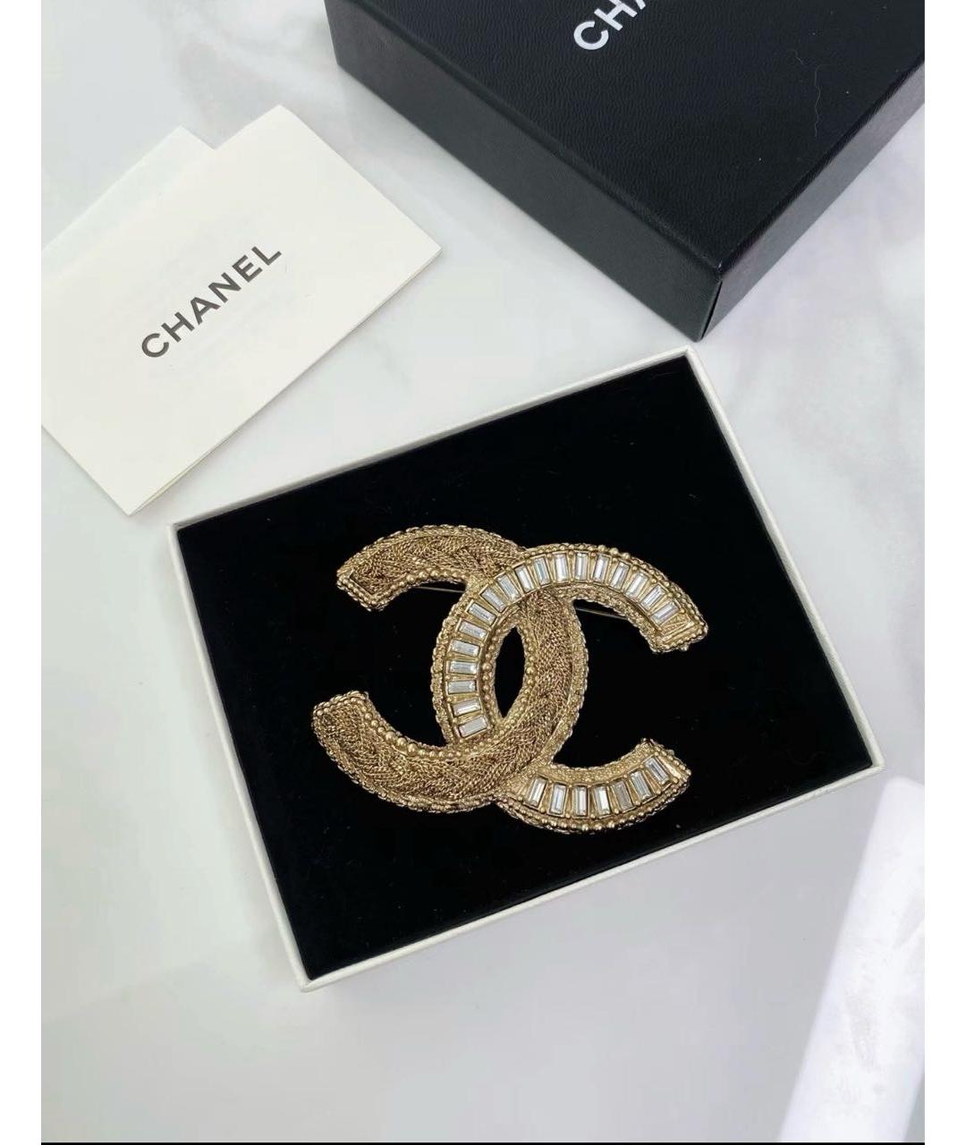 CHANEL Золотая булавка / брошь, фото 3
