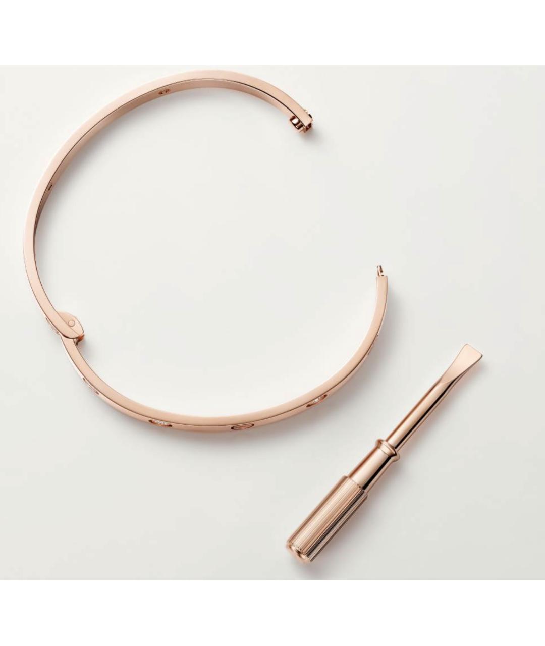 CARTIER Золотой браслет из розового золота, фото 3