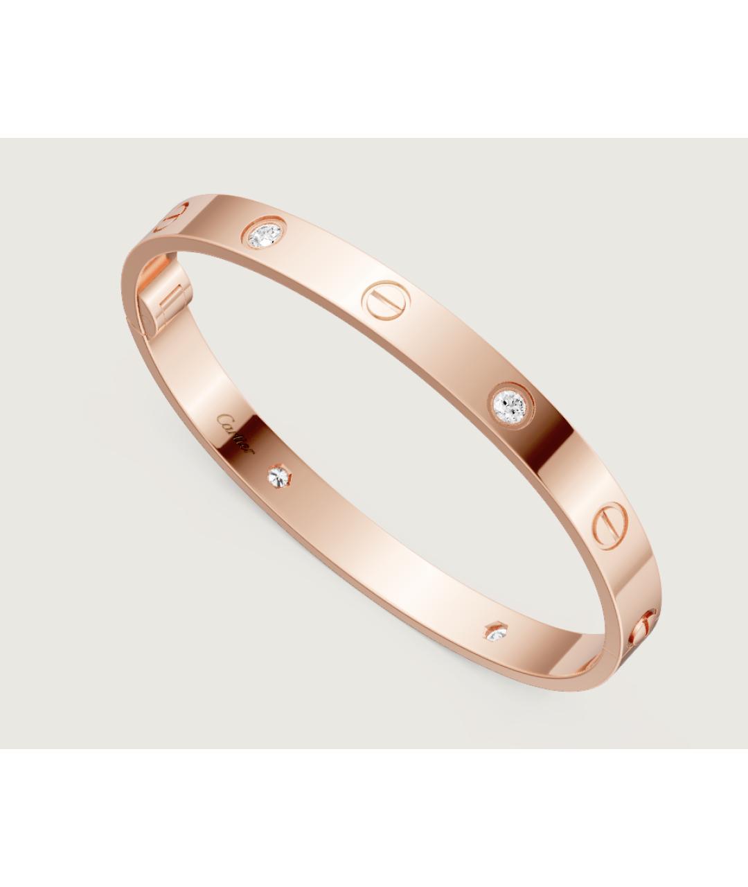 CARTIER Золотой браслет из розового золота, фото 2