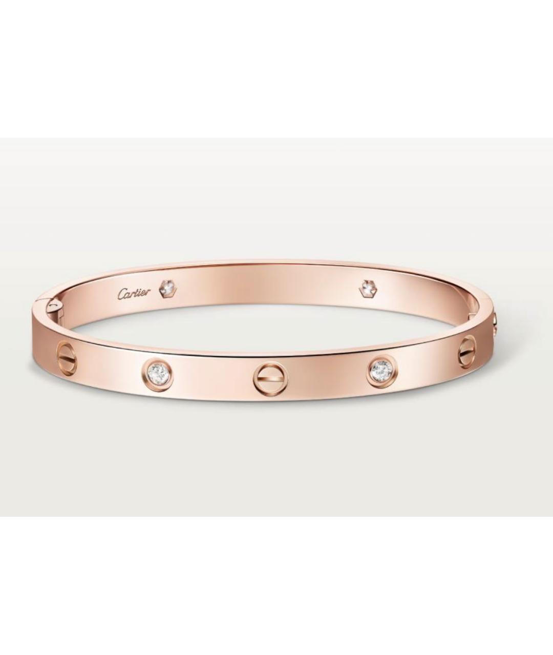 CARTIER Золотой браслет из розового золота, фото 4