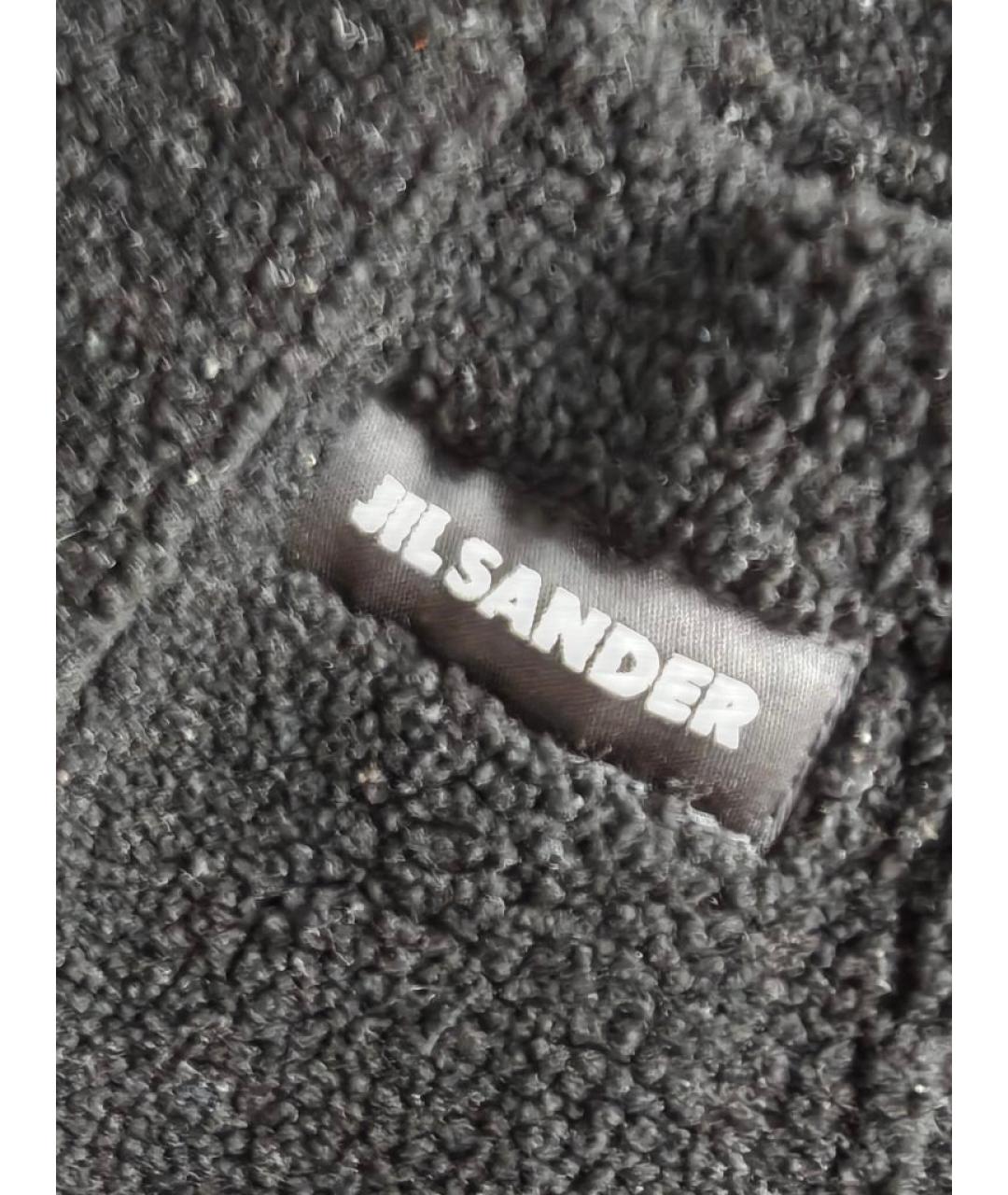 JIL SANDER Черная кожаная дубленка/шуба, фото 6